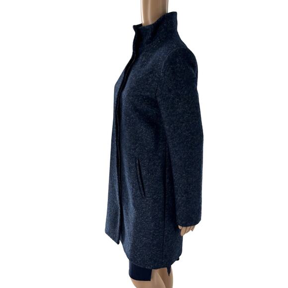 Theory Blue Layti Wool Blend Coat - Picture 7 of 11
